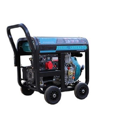 Conjunto de gerador portátil diesel de 10 kW com design silencioso e ampla aplicação