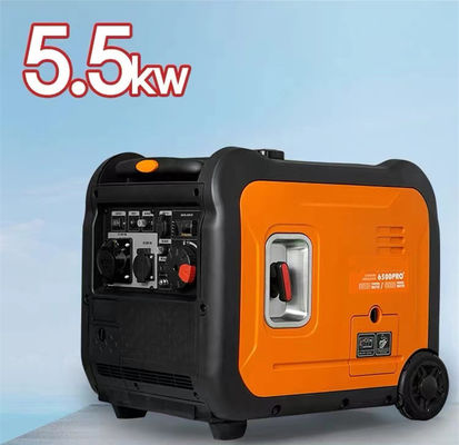 SE6500pro Gerador doméstico de gasolina silencioso de 220 V padrão com operação silenciosa