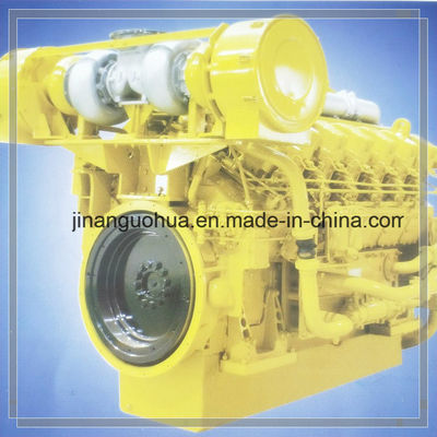 Potente motor de 4 tempos A12V190 Chidong Jinan Jichai Marine com 12 cilindros
