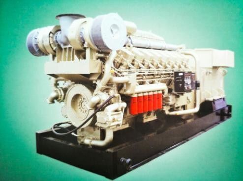Baixo ruído 2000kw -H16V190zld Jichai 6000 série gerador diesel conjunto para saída de CC