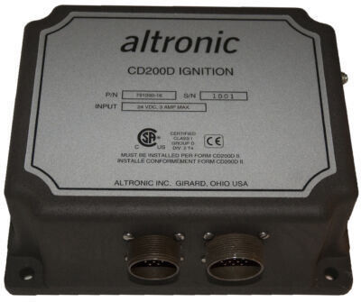 Controlador de ignição Altronic CD200d certificado CE para motor com número de peça 791 090-12