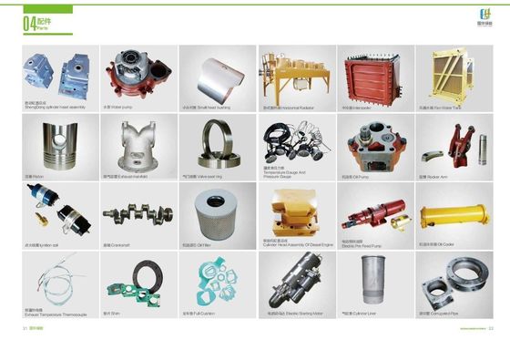12V190 Certificação ISO9001 Jinan Diesel Engine Parts 21.00 Oil Cooler Assembly