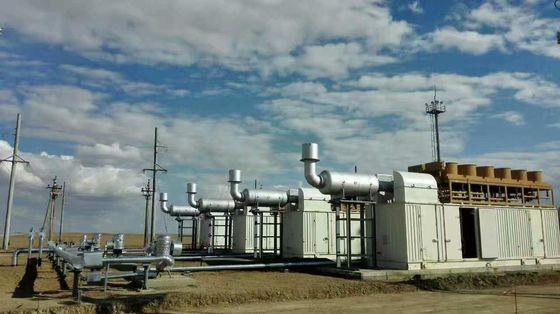 Gerador de gás Jichai de 500 kW para a central eléctrica da Rússia