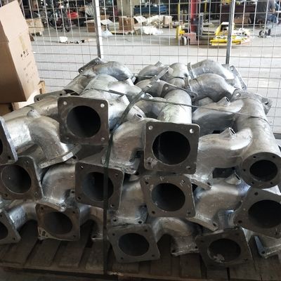 1812t. 09.10A Manifold de tipo T utilizado em Jinan 500kw gerador de gás para instalação fixa