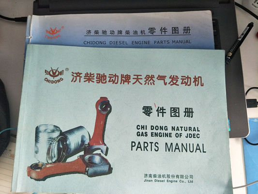 Gas natural 1000kw Jichai Jinan partes do gerador para fonte de gás Certificação CE