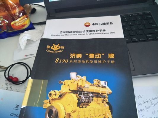 Gas natural 1000kw Jichai Jinan partes do gerador para fonte de gás Certificação CE