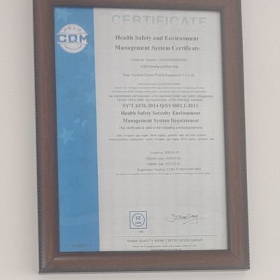 Lâmina de certificação ISO9001 para Pequenas Peças de Motores Jichai e Chidong