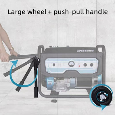 Gerador de gasolina doméstico de cilindro duplo de 5-10kW com fiabilidade de arranque elétrico
