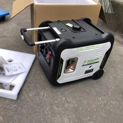 SE6500pro Gerador doméstico de gasolina silencioso de 220 V padrão com operação silenciosa