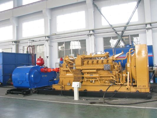 800 bomba de lama equipada com G12V190pzl-3 motor de 12 cilindros Jinan para perfuração em campo de petróleo