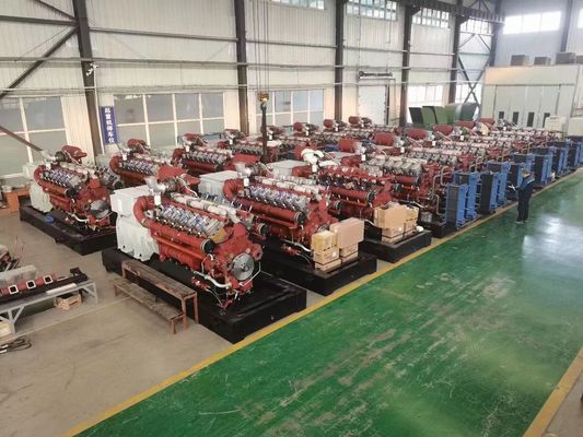 Arranjo V cilindro combustível diesel Jinan Jichai gerador refrigerado a água em competitivo
