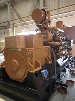 Estação de energia de 1 MW Equipada com gerador de gás 12V190 e opção de solicitação personalizada