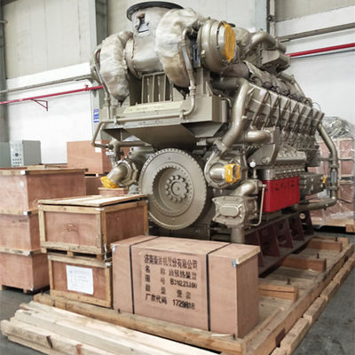 Conjunto gerador de gás 12V190 certificado pela ISO para sistema de geração de energia de motores a gás natural