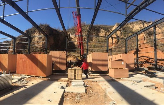 Estação de energia gerador de energia de biogás silencioso de 500 kW com certificação padrão e ISO