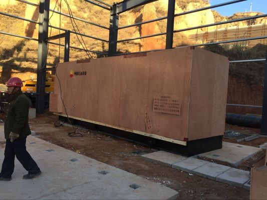 Estação de energia gerador de energia de biogás silencioso de 500 kW com certificação padrão e ISO