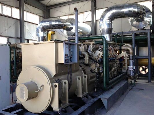Níger 1000kw gerador de gás natural com 16V190zlt2-2 e certificação ISO