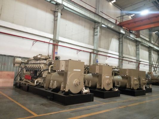 16V190 Gerador de gás natural 1200kW 1000r/min H16V190zlt-2 para necessidades de alta potência