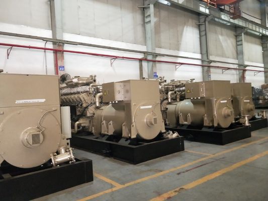 16V190 Gerador de gás natural 1200kW 1000r/min H16V190zlt-2 para necessidades de alta potência