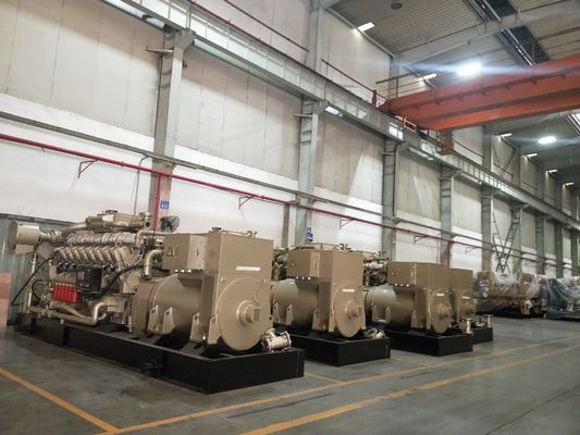 16V190 Gerador de gás natural 1200kW 1000r/min H16V190zlt-2 para necessidades de alta potência
