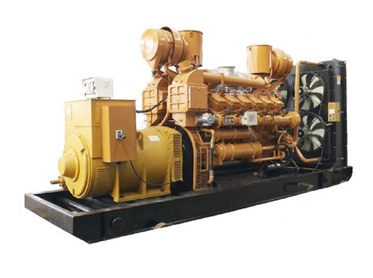 Geradores de turbinas a gás de Jinan Biogás Genset com saída de três fases AC de 600kVA