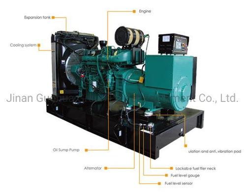 Conjunto de geradores de gás natural de 400 kW com ISO SGS e design ecológico