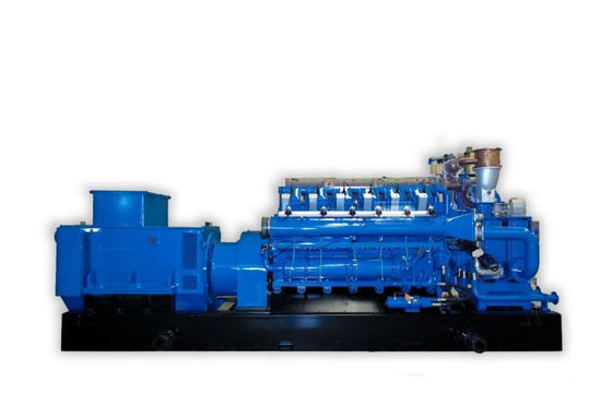 Pequeno material de aço 20MW gerador de gás industrial para produção sustentável