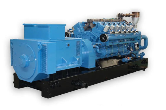 Pequeno material de aço 20MW gerador de gás industrial para produção sustentável