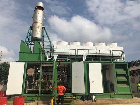 Conjuntos de geradores de gás de 1 MW com sistema de cilindros em V e tipo de saída de três fases AC