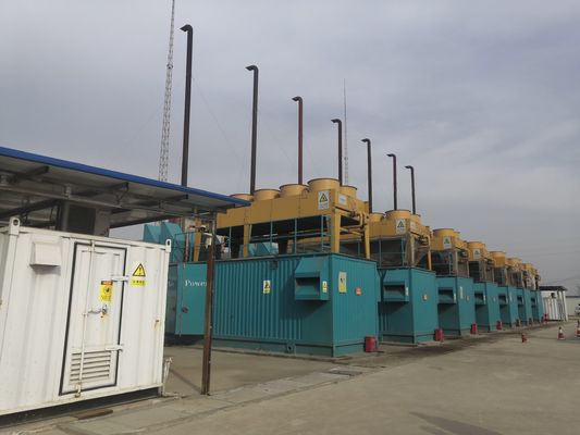 10.5kv Voltagem nominal Gerador de gás natural 2000kw para aplicações industriais