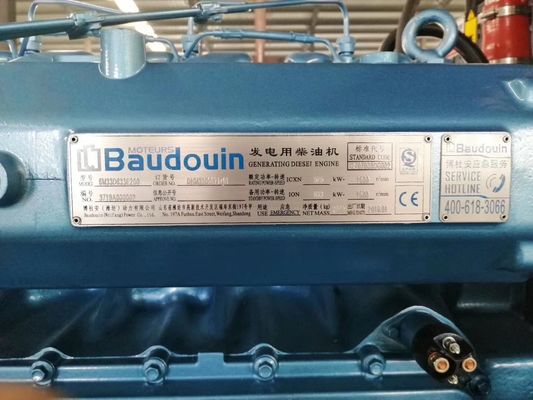 Conjunto de geradores a diesel melhor qualificados para gás natural Weichai Baudouin Tipo de saída de CC