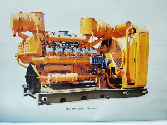 AC Rotating Exciter 500kw Jichai Diesel Generator para geração de energia de uso terrestre comum