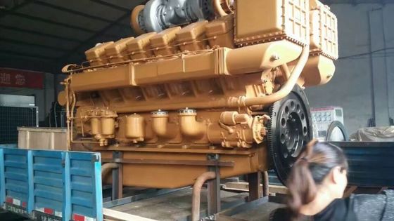 Gerador diesel de 500 kW com motor diesel Jinan 12V190 Ifc5456 e anel de pistão 100kg