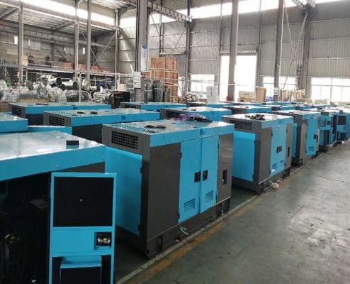 Gerador silencioso remoto de quatro tempos de 10 a 50 kW com gerador diesel ISO SGS de 10 a 50 kW
